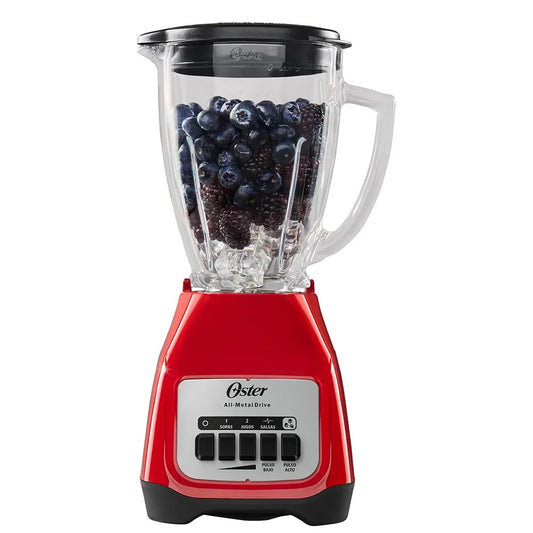 Licuadora Oster 550 Watts Botones BLSTKAGRPB053 Rojo