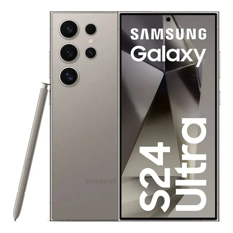 Celular Samsung S24 Ultra 5G 6.8" 12GB 256GB Gris Titanio